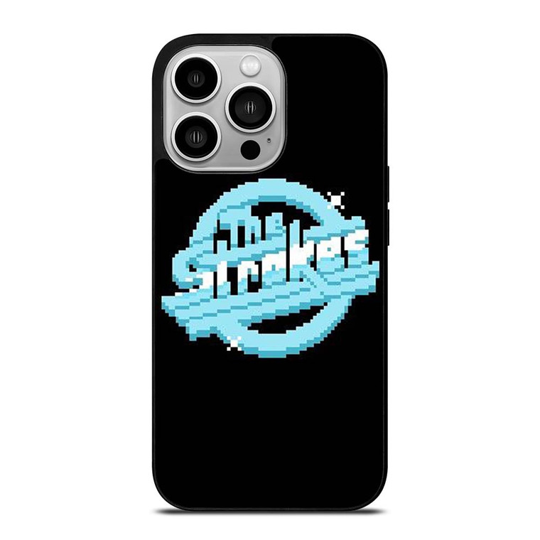 THE STROKES BAND PIXEL LOGO iPhone 14 Pro Case Cover THE STROKES BAND PIXEL LOGO iPhone 14 Pro Case Cover