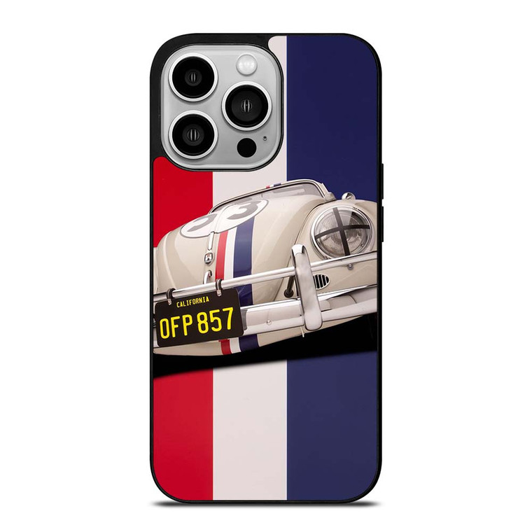 VW VOLKSWAGEN BEETLE HERBIE iPhone 14 Pro Case Cover VW VOLKSWAGEN BEETLE HERBIE iPhone 14 Pro Case Cover