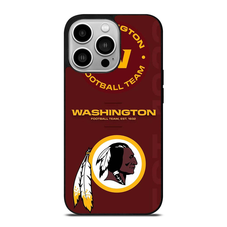 WASHINGTON REDSKINS LOGO FOOTBALL TEAM iPhone 14 Pro Case Cover