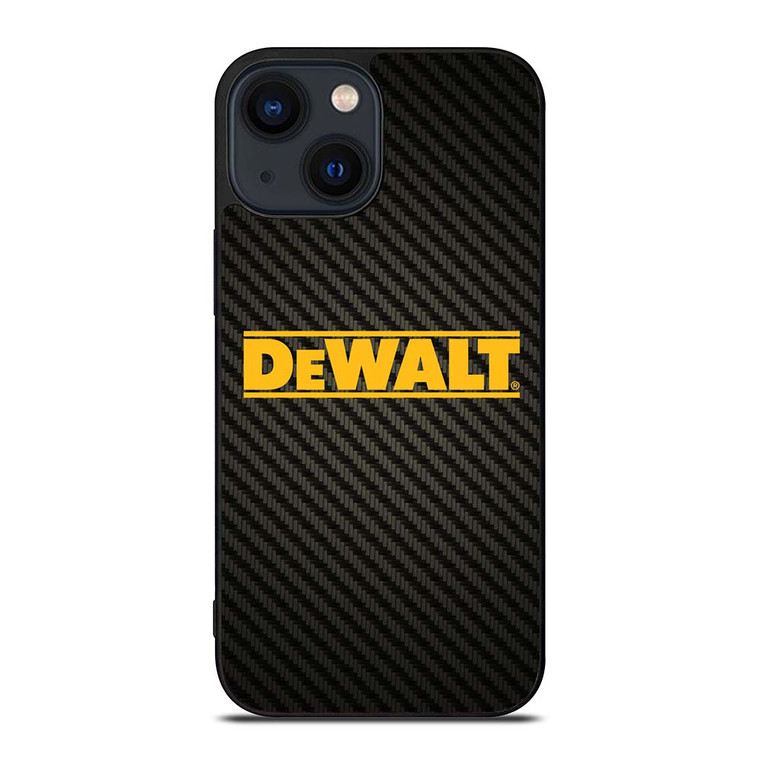 DEWALT TOOLS LOGO CARBON iPhone 14 Plus Case Cover DEWALT TOOLS LOGO CARBON iPhone 14 Plus Case Cover