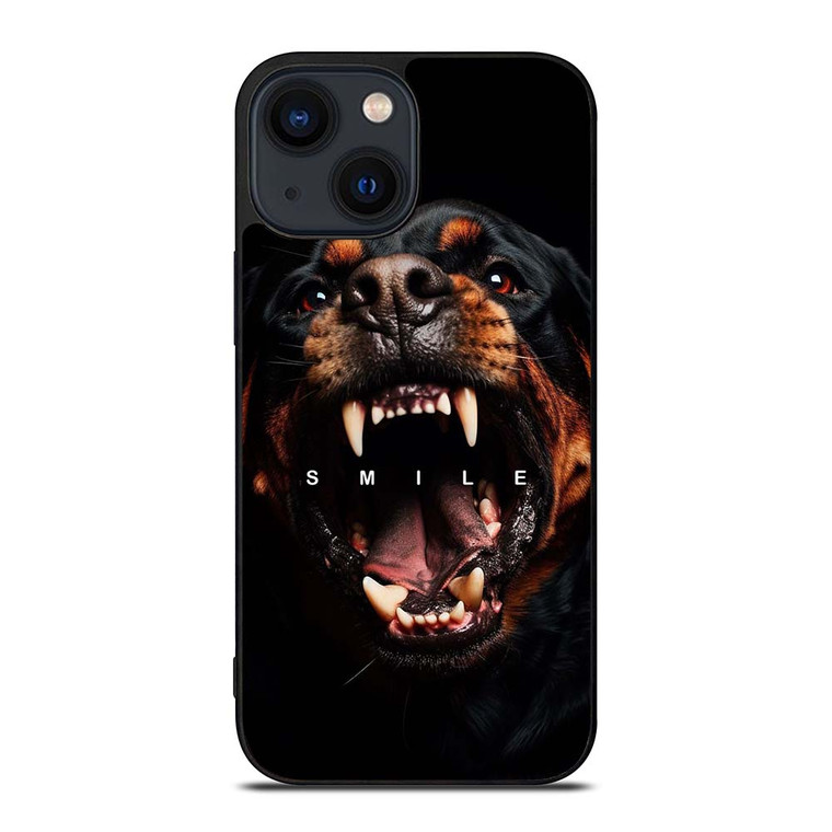 GIVENCHY ROTTWEILER DOG SMILE iPhone 14 Plus Case Cover GIVENCHY ROTTWEILER DOG SMILE iPhone 14 Plus Case Cover