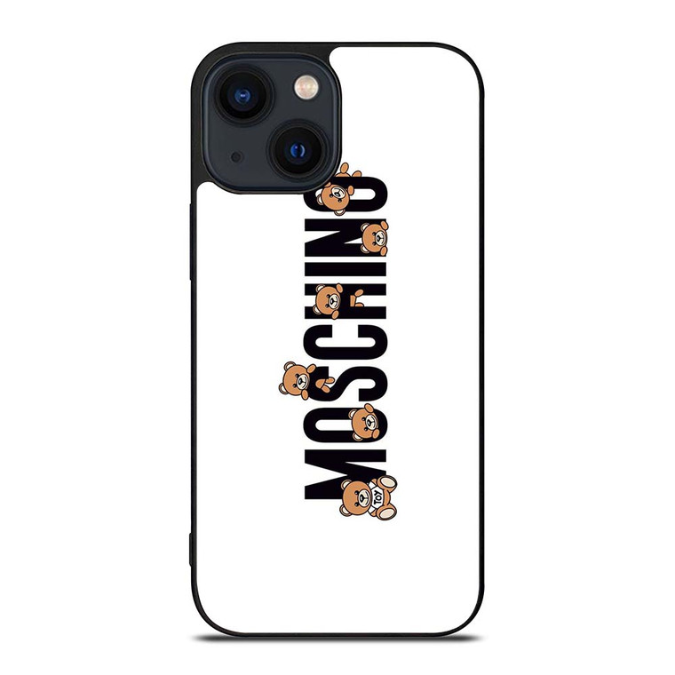 MOSCHINO BEAR LOGO iPhone 14 Plus Case Cover