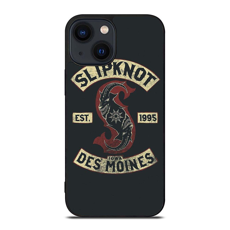 SLIPKNOT DES MOINES SINCE 1995 iPhone 14 Plus Case Cover SLIPKNOT DES MOINES SINCE 1995 iPhone 14 Plus Case Cover
