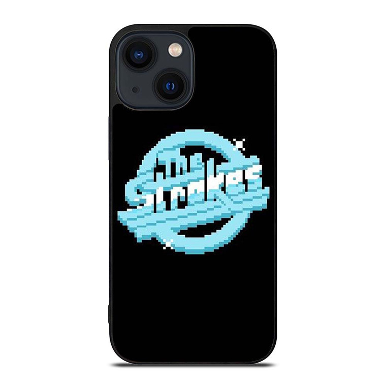 THE STROKES BAND PIXEL LOGO iPhone 14 Plus Case Cover THE STROKES BAND PIXEL LOGO iPhone 14 Plus Case Cover