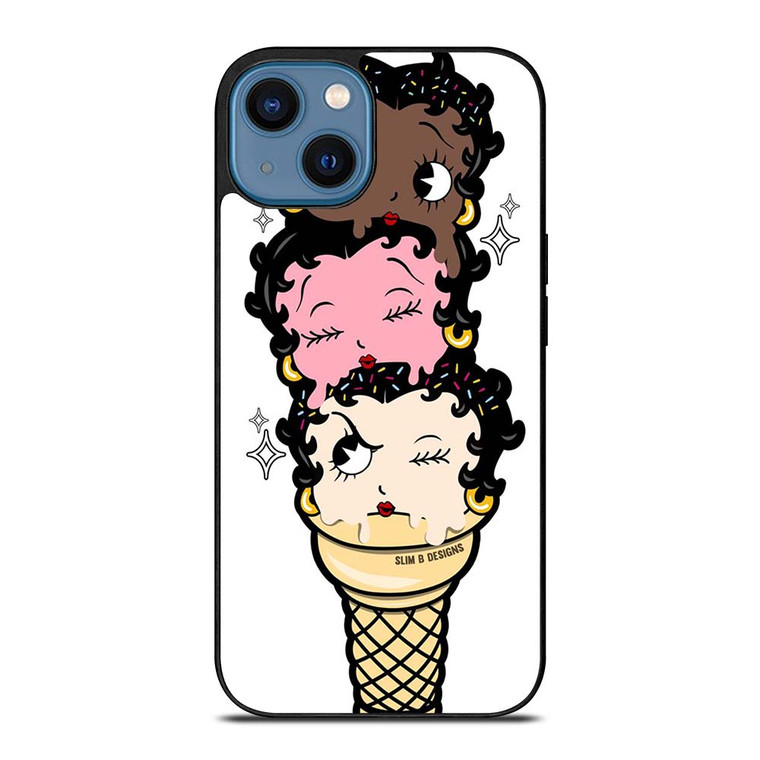 BETTY BOOP ICE CREAM iPhone 14 Case Cover
