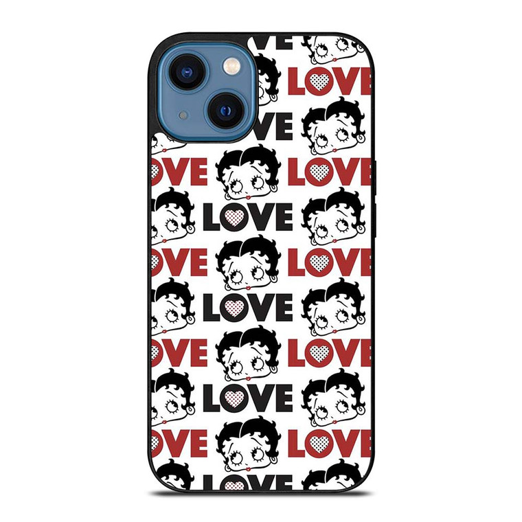 BETTY BOOP LOVE iPhone 14 Case Cover