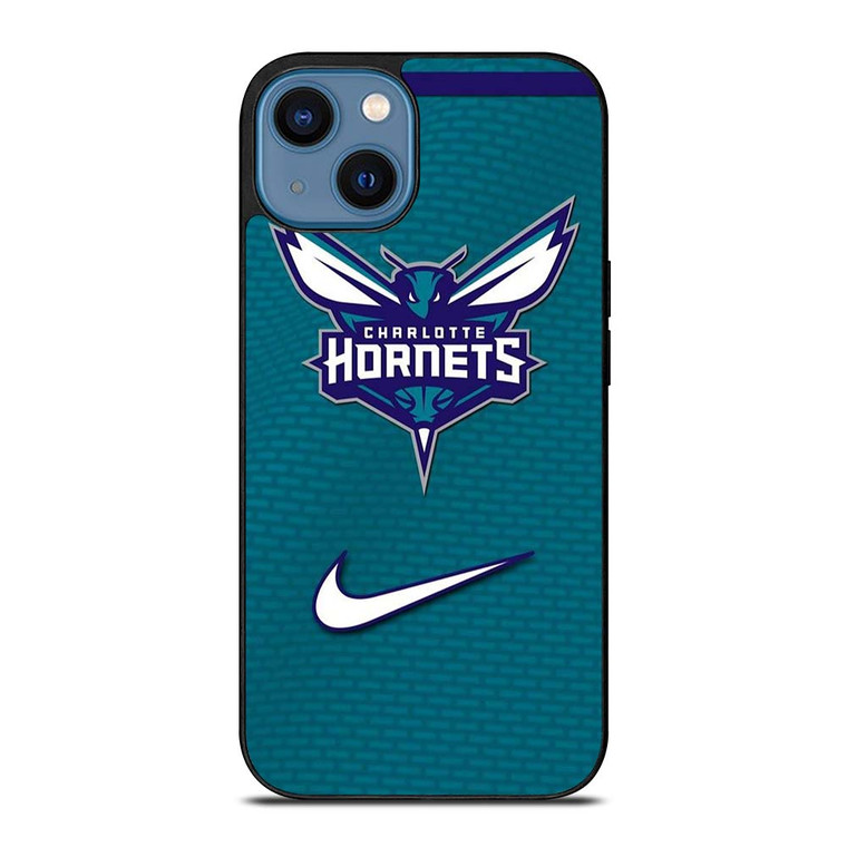 CHARLOTTE HORNETS LOGO NIKE iPhone 14 Case Cover
