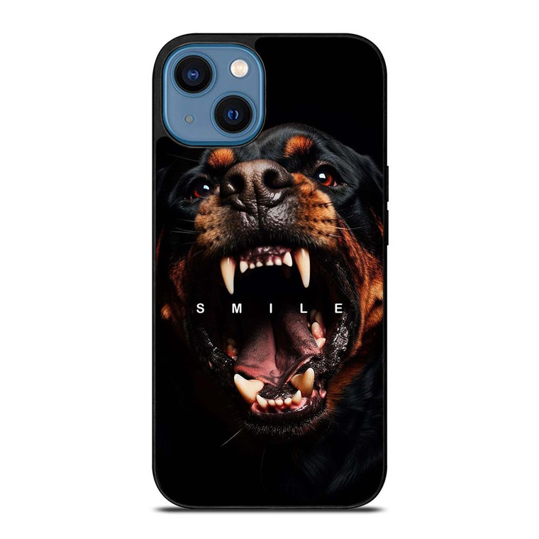 GIVENCHY ROTTWEILER DOG SMILE iPhone 14 Case Cover GIVENCHY ROTTWEILER DOG SMILE iPhone 14 Case Cover