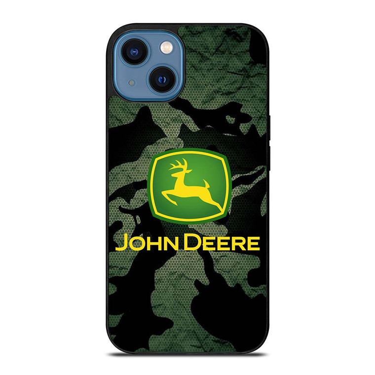 JOHN DEERE TRACTOR LOGO CAMO iPhone 14 Case Cover