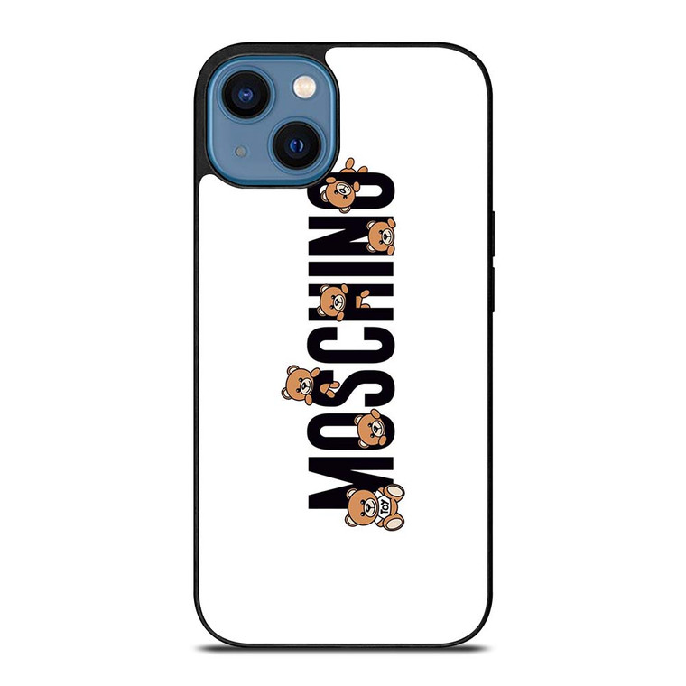 MOSCHINO BEAR LOGO iPhone 14 Case Cover