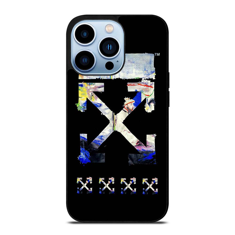 OFF WHITE CLOTHING ART LOGO iPhone 13 Pro Max Case Cover
