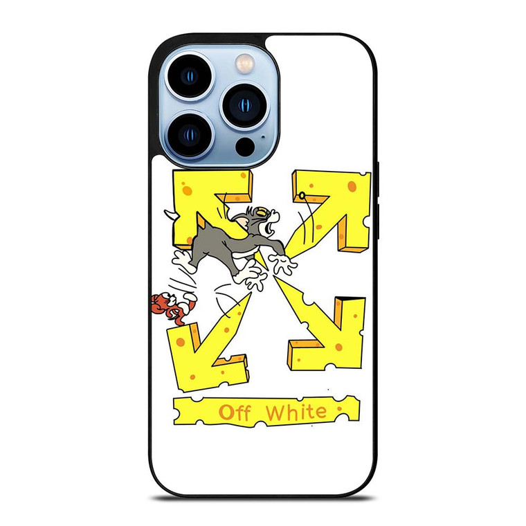 OFF WHITE TOM AND JERRY iPhone 13 Pro Max Case Cover OFF WHITE TOM AND JERRY iPhone 13 Pro Max Case Cover