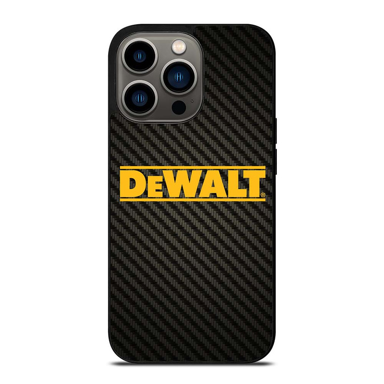 DEWALT TOOLS LOGO CARBON iPhone 13 Pro Case Cover