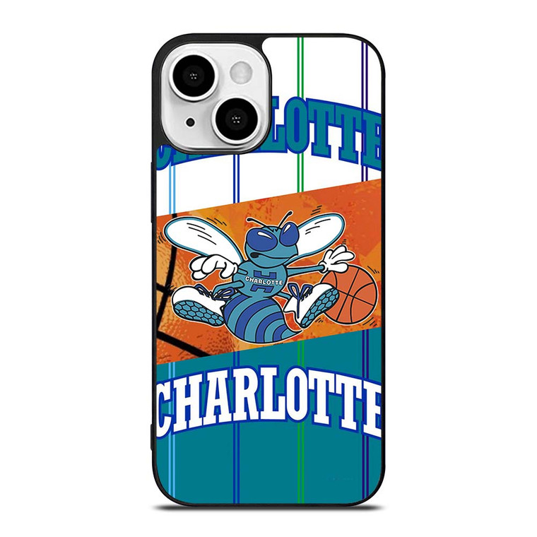 CHARLOTTE HORNETS BASKTEBALL LOGO iPhone 13 Mini Case Cover