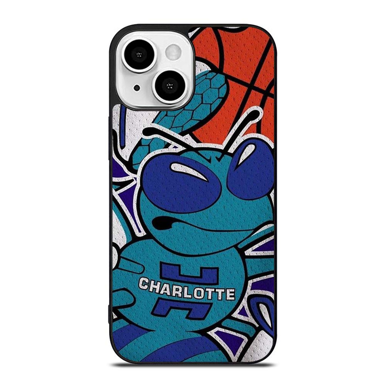 CHARLOTTE HORNETS BASKTEBALL TEAM LOGO iPhone 13 Mini Case Cover
