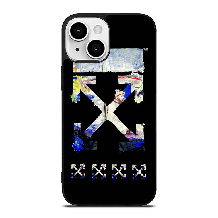 OFF WHITE CLOTHING ART LOGO iPhone 13 Mini Case Cover