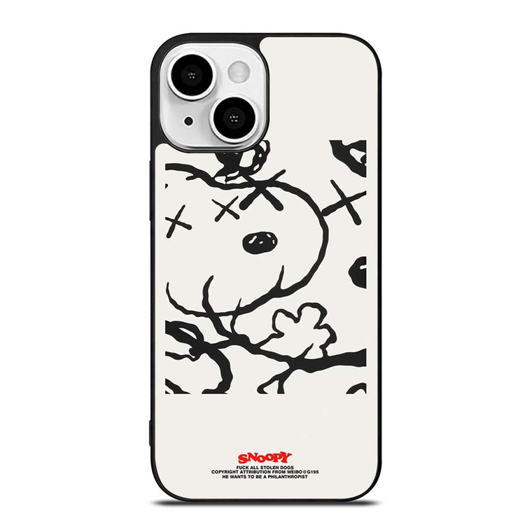 SNOOPY THE PEANUTS STOLEN DOGS iPhone 13 Mini Case Cover