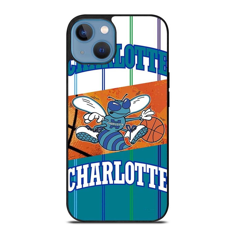 CHARLOTTE HORNETS BASKTEBALL LOGO iPhone 13 Case Cover