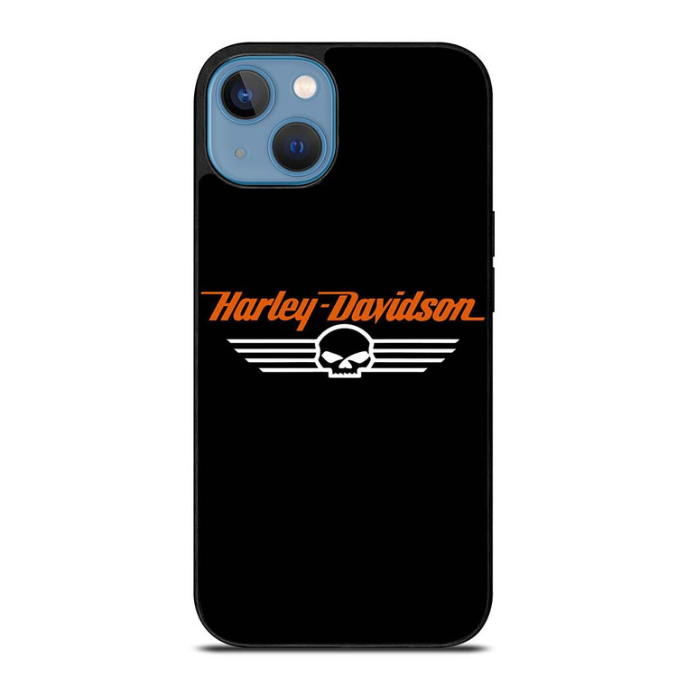 HARLEY DAVIDSON LOGO SKULL iPhone 13 Case Cover