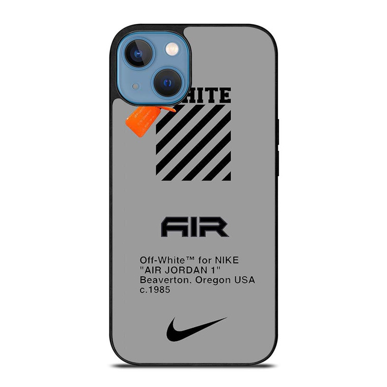 OFF WHITE X AIR JORDAN iPhone 13 Case Cover