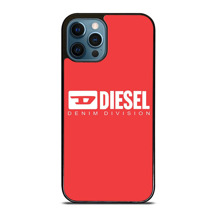 DIESEL LOGO DENIM DIVISION iPhone 12 Pro Max Case Cover
