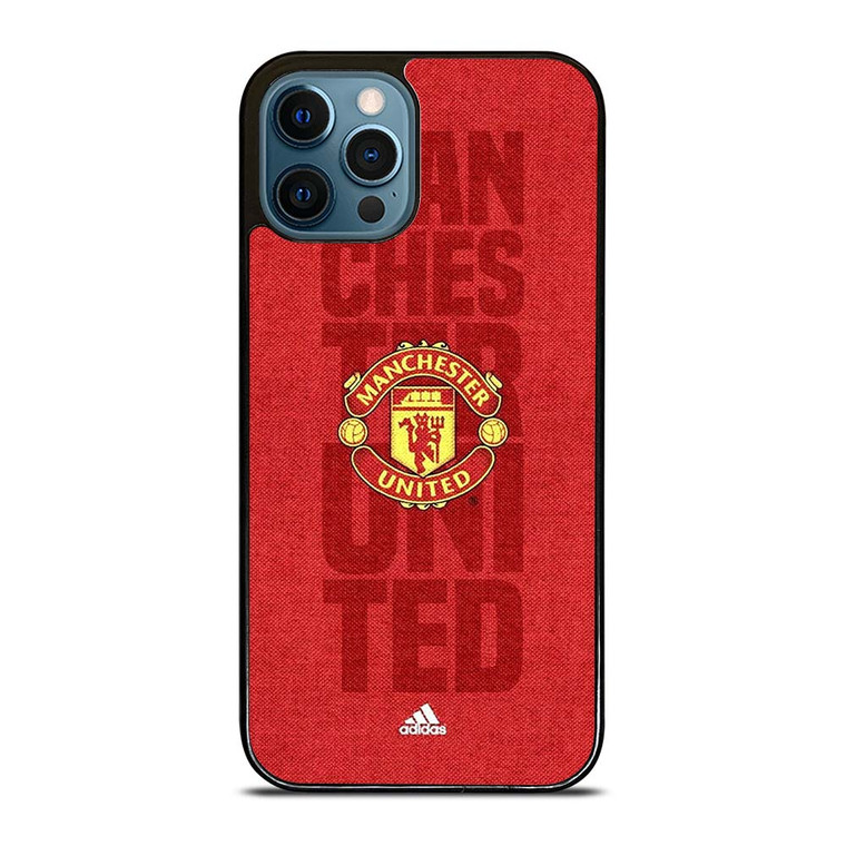 MANCHESTER UNITED FC LOGO ADIDAS iPhone 12 Pro Max Case Cover