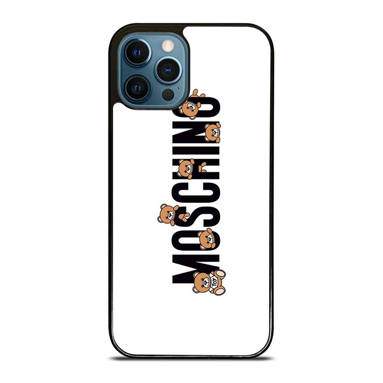 MOSCHINO BEAR LOGO iPhone 12 Pro Max Case Cover