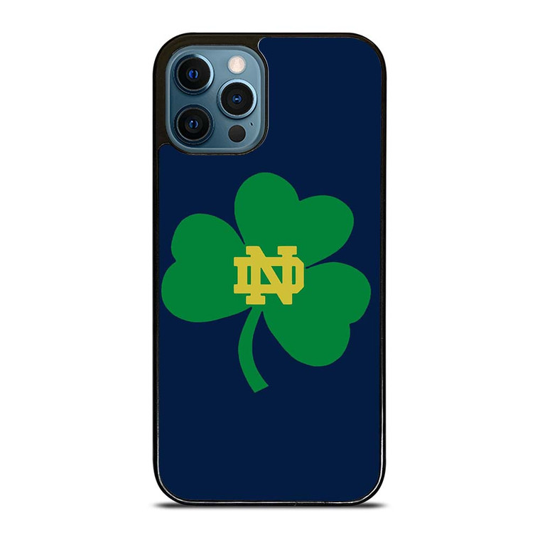 NOTRE DAME FIGHTING IRISH CLOVER LOGO iPhone 12 Pro Max Case Cover