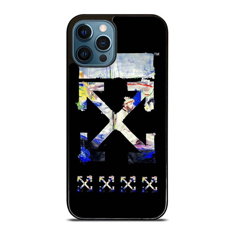 OFF WHITE CLOTHING ART LOGO iPhone 12 Pro Max Case Cover