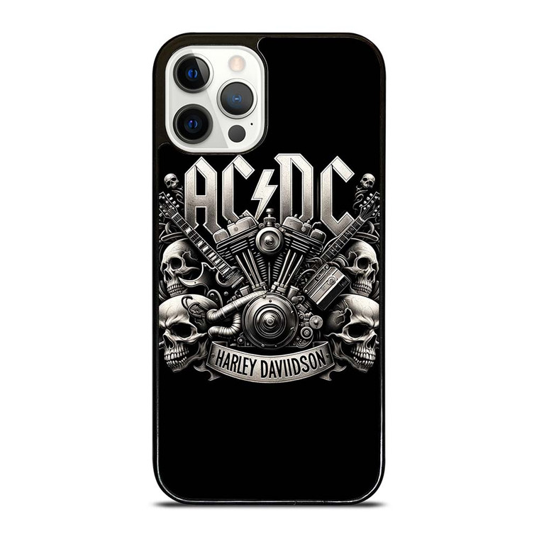 ACDC AC DC HARLEY DAVIDSON LOGO iPhone 12 Pro Case Cover