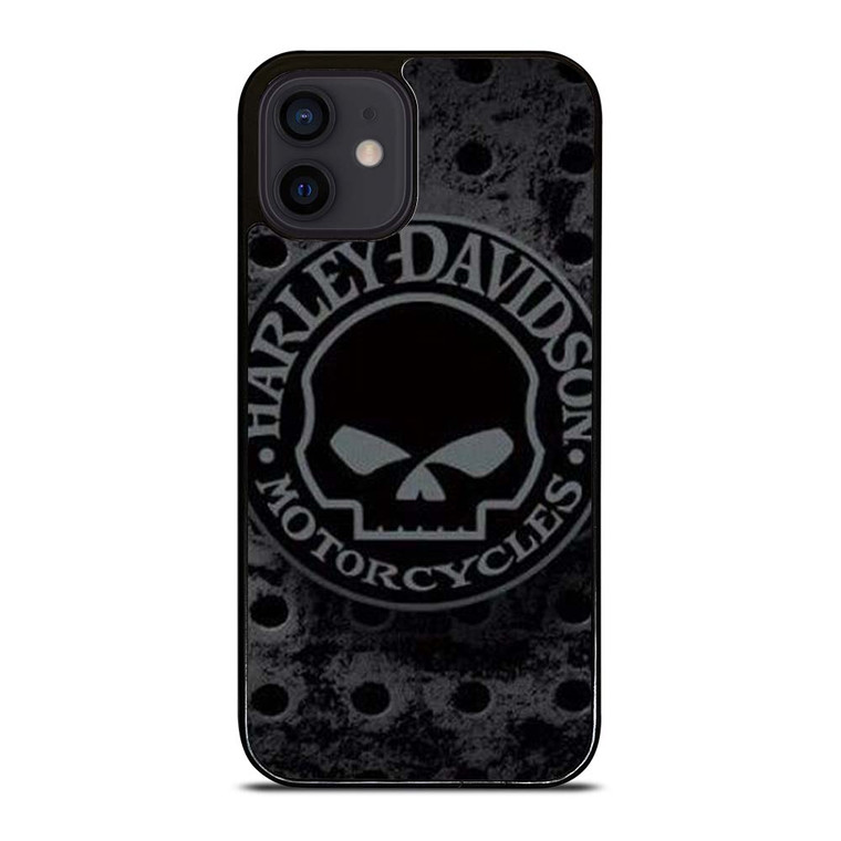 HARLEY DAVIDSON MOTORCYCLE IRON SKULL iPhone 12 Mini Case Cover HARLEY DAVIDSON MOTORCYCLE IRON SKULL iPhone 12 Mini Case Cover