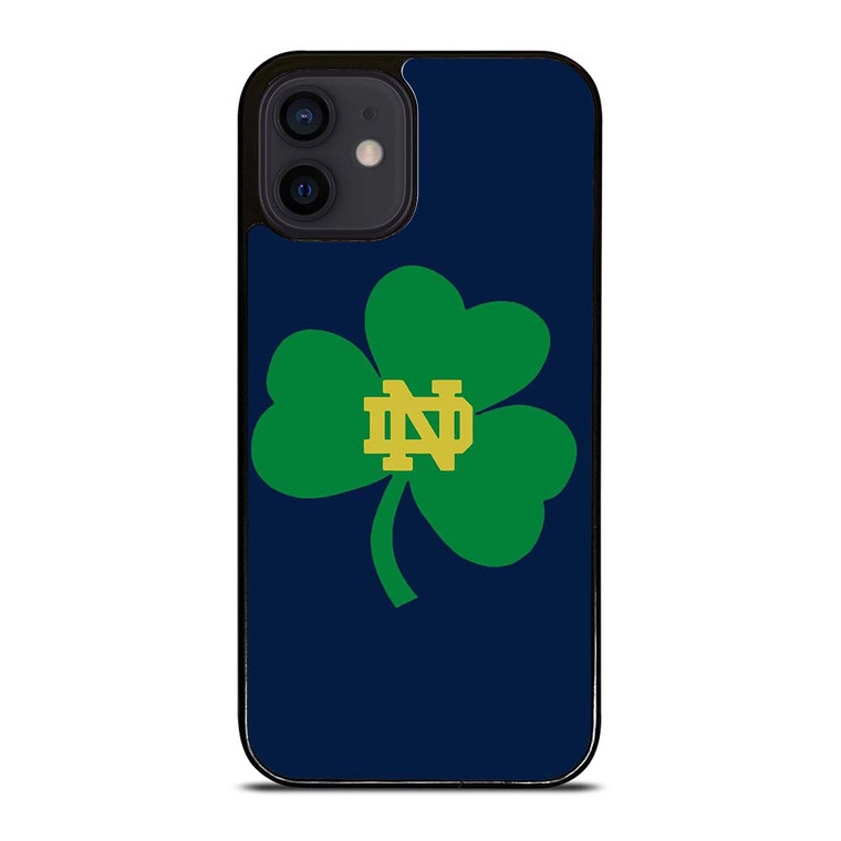 NOTRE DAME FIGHTING IRISH CLOVER LOGO iPhone 12 Mini Case Cover
