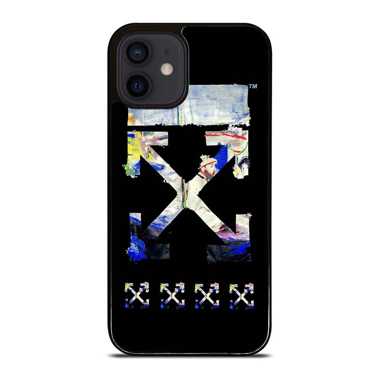 OFF WHITE CLOTHING ART LOGO iPhone 12 Mini Case Cover