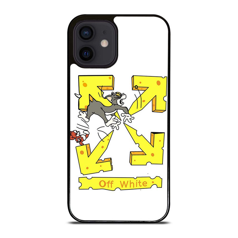 OFF WHITE TOM AND JERRY iPhone 12 Mini Case Cover OFF WHITE TOM AND JERRY iPhone 12 Mini Case Cover
