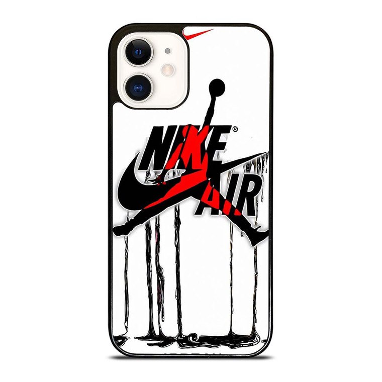 AIR JORDAN NIKE LOGO MELTING iPhone 12 Case Cover