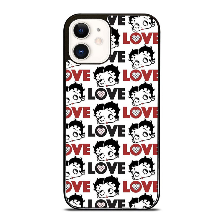 BETTY BOOP LOVE iPhone 12 Case Cover BETTY BOOP LOVE iPhone 12 Case Cover