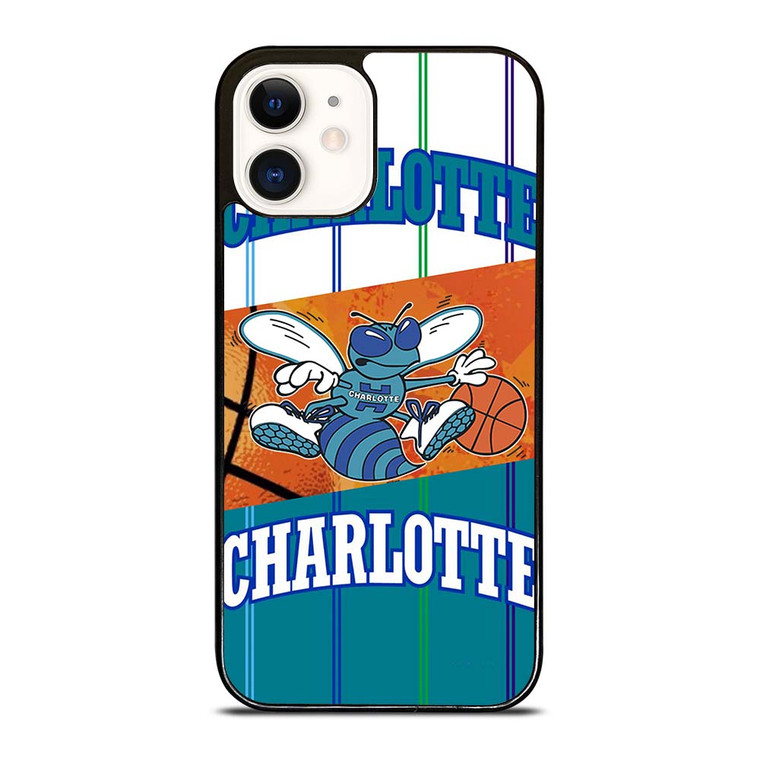 CHARLOTTE HORNETS BASKTEBALL LOGO iPhone 12 Case Cover