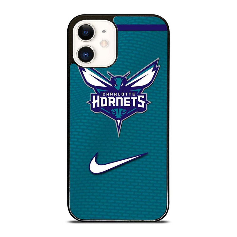 CHARLOTTE HORNETS LOGO NIKE iPhone 12 Case Cover