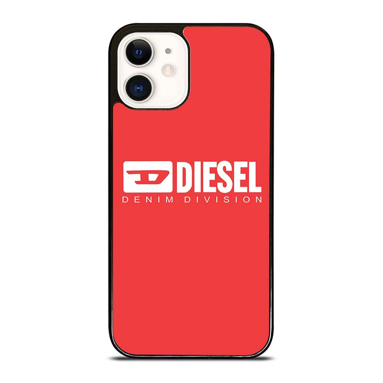 DIESEL LOGO DENIM DIVISION iPhone 12 Case Cover