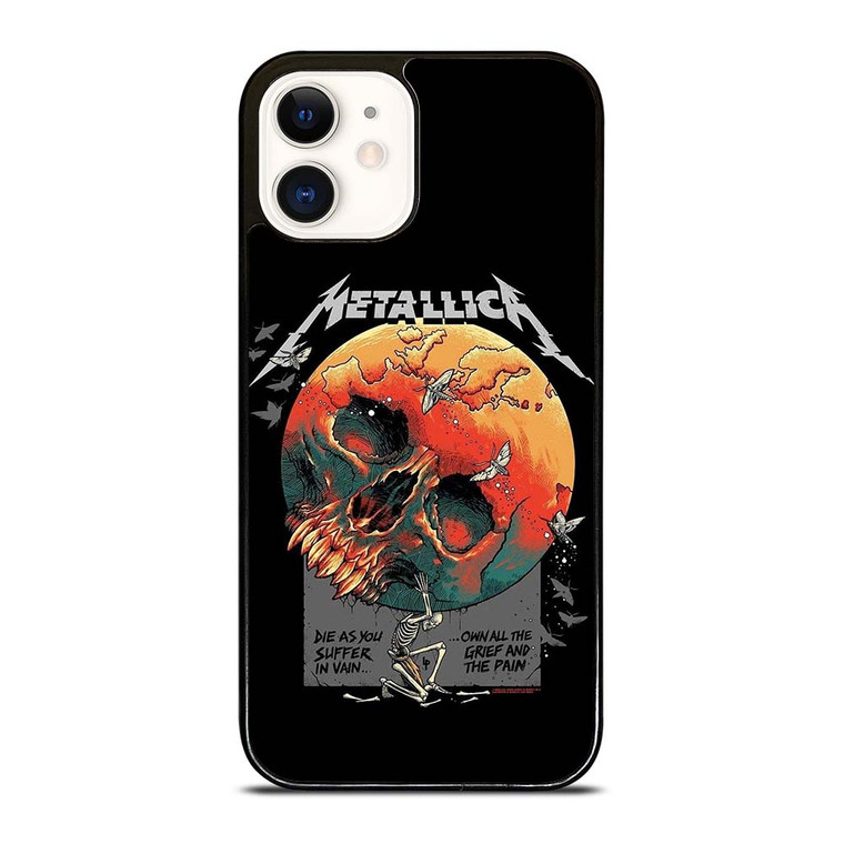 METALLICA BAND ICON SKULL iPhone 12 Case Cover