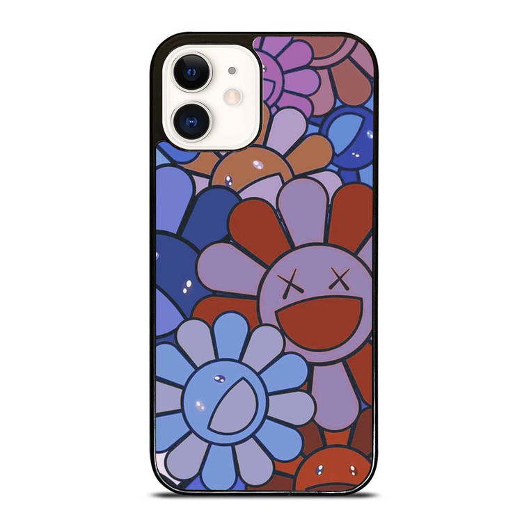 TAKASHI MURAKAMI FLOWER X KAWS iPhone 12 Case Cover