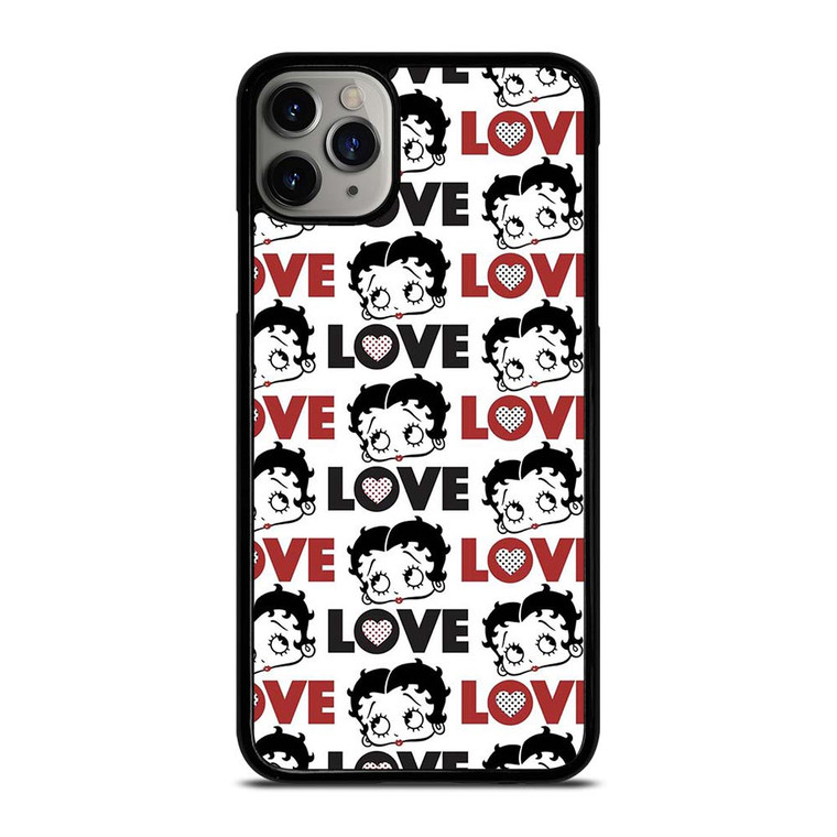 BETTY BOOP LOVE iPhone 11 Pro Max Case Cover