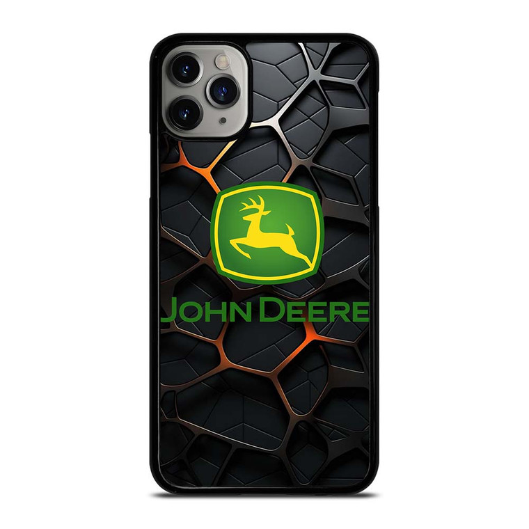 JOHN DEERE TRACTOR LOGO STEEL EMBLEM iPhone 11 Pro Max Case Cover
