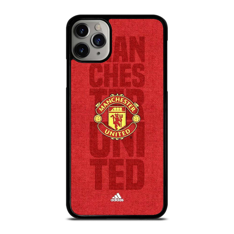 MANCHESTER UNITED FC LOGO ADIDAS iPhone 11 Pro Max Case Cover