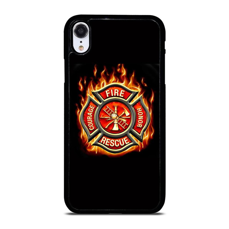 FIREFIGHTER FIREMAN LOGO iPhone XR Case Cover