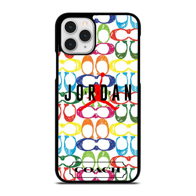 COACH NEW YORK AIR JORDAN COLORFUL iPhone 11 Pro Case Cover