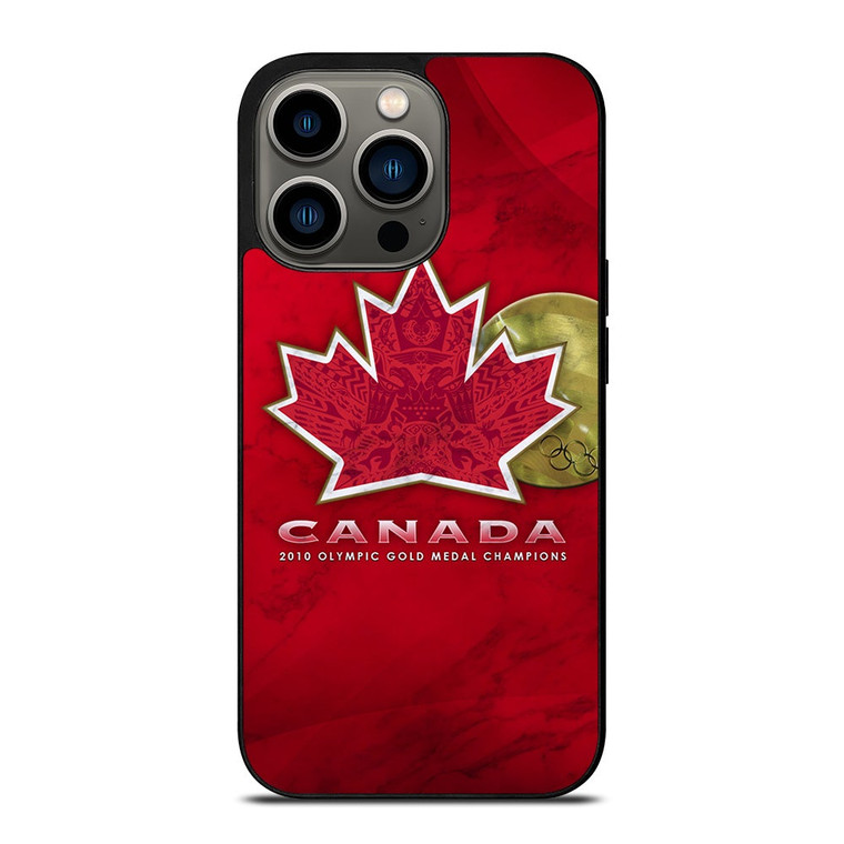 TEAM CANADA HOCKEY LOGO MARBLE iPhone 13 Pro Case Cover