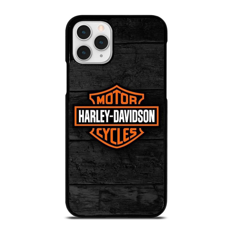 HARLEY DAVIDSON MOTORCYCLE WOODEN LOGO iPhone 11 Pro Case Cover