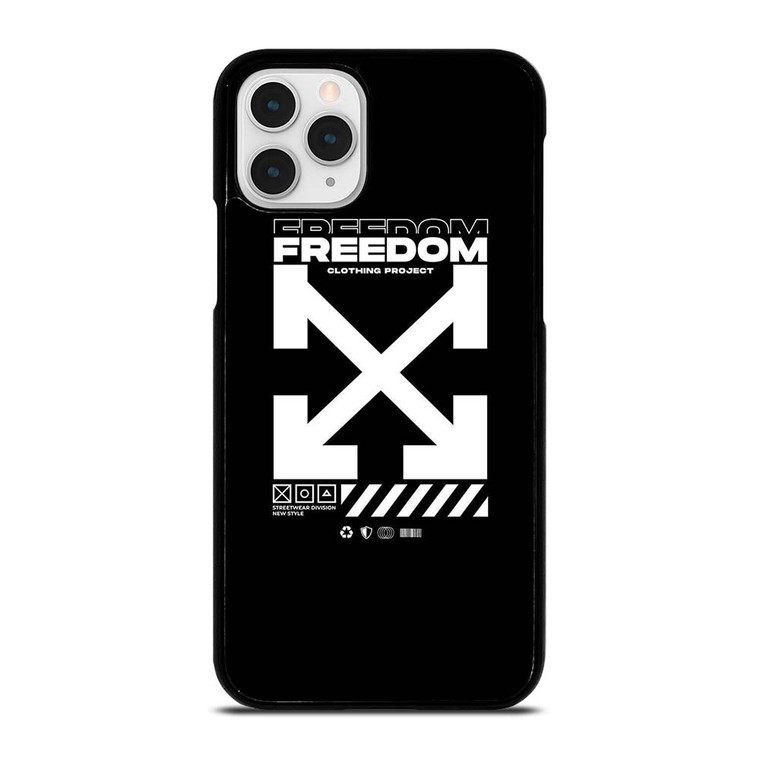 OFF WHITE CLOTHING FREEDOM iPhone 11 Pro Case Cover
