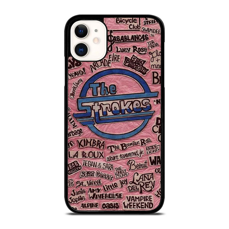 THE STROKES AND FAMOUS BAND LOGO iPhone 11 Case Cover